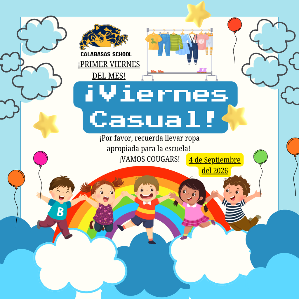 Primer viernes casual de Septoembre. El dia 4 
