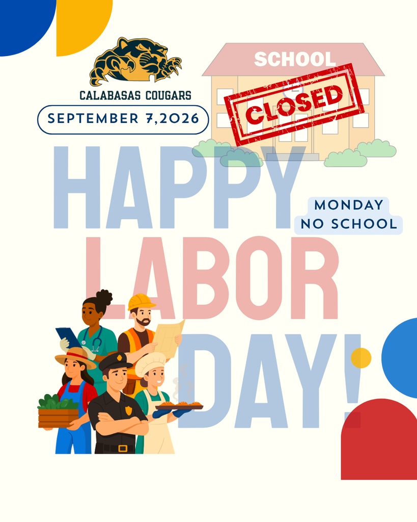 Happy Labor day! We have no classes Monday Sept. 7, 2026!