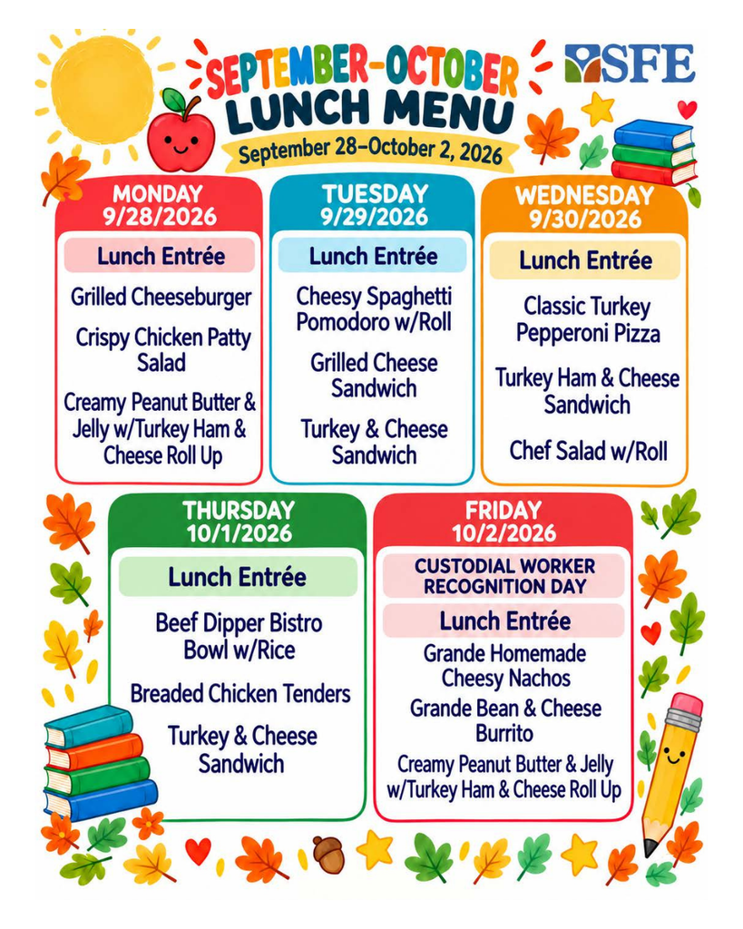 Lunch Menu Flyer