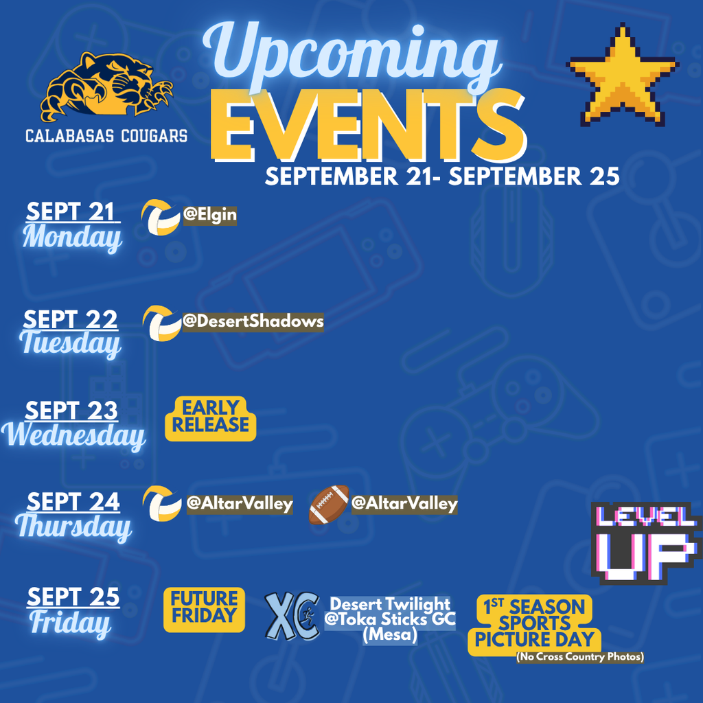 Calabasas September21-September 25 EVENTS