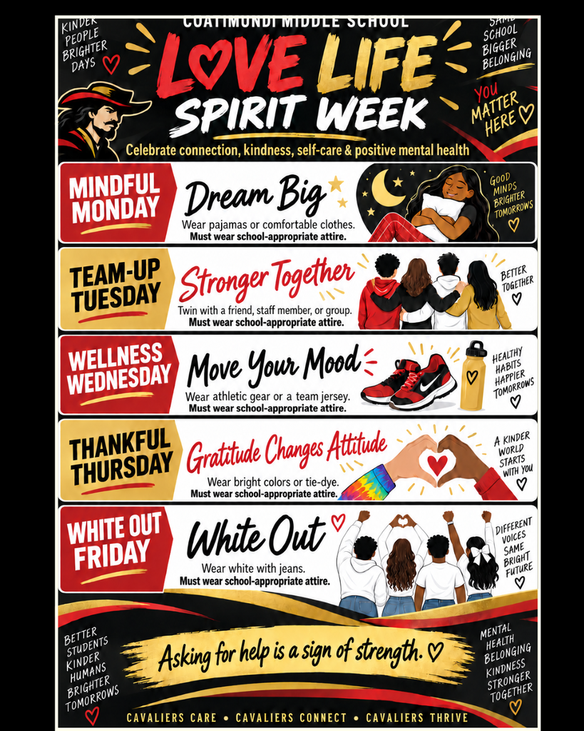 love life spirit week details
