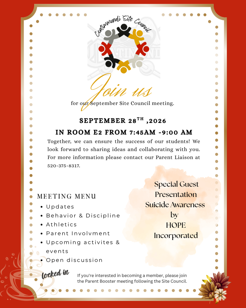 site council meeting reminder