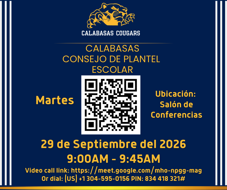 Consejo de plantel esacolar 9:00AM