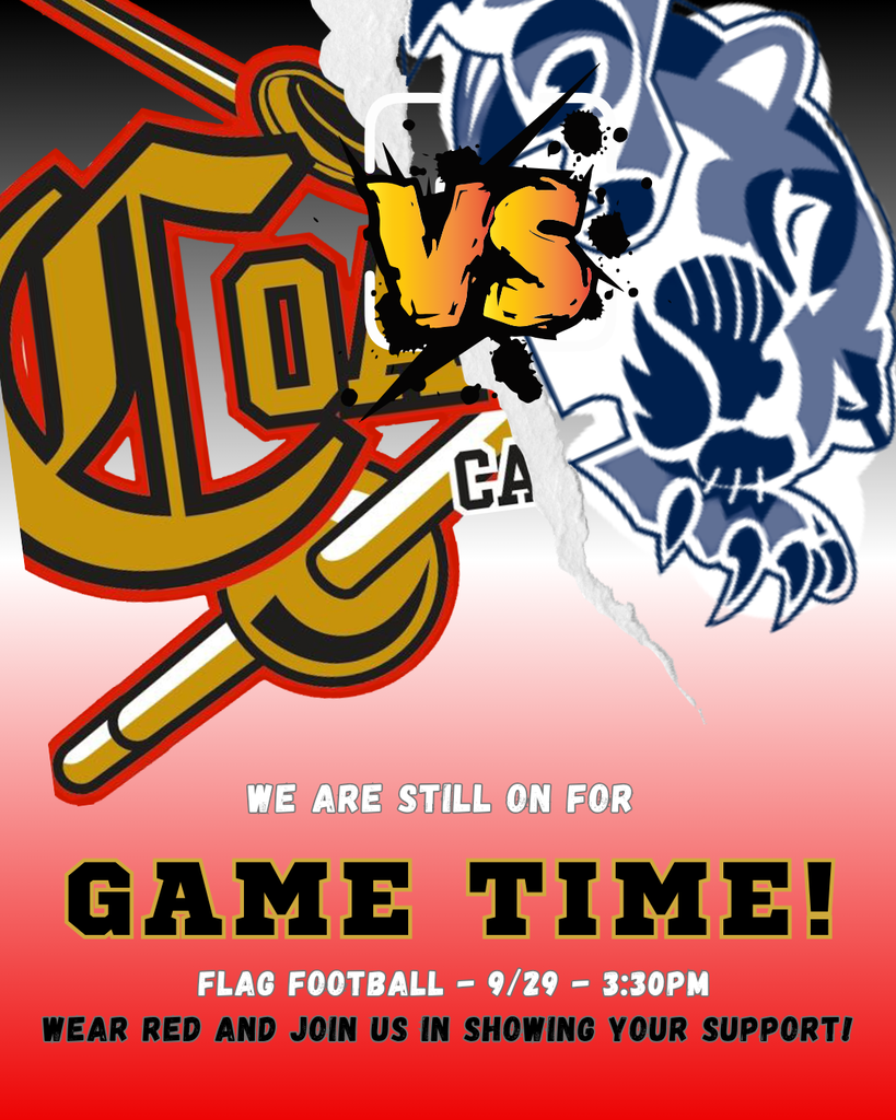 flyer announcing game time
