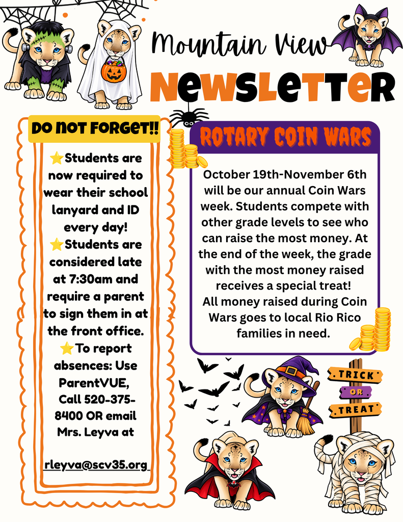 Oct 26 Newsletter