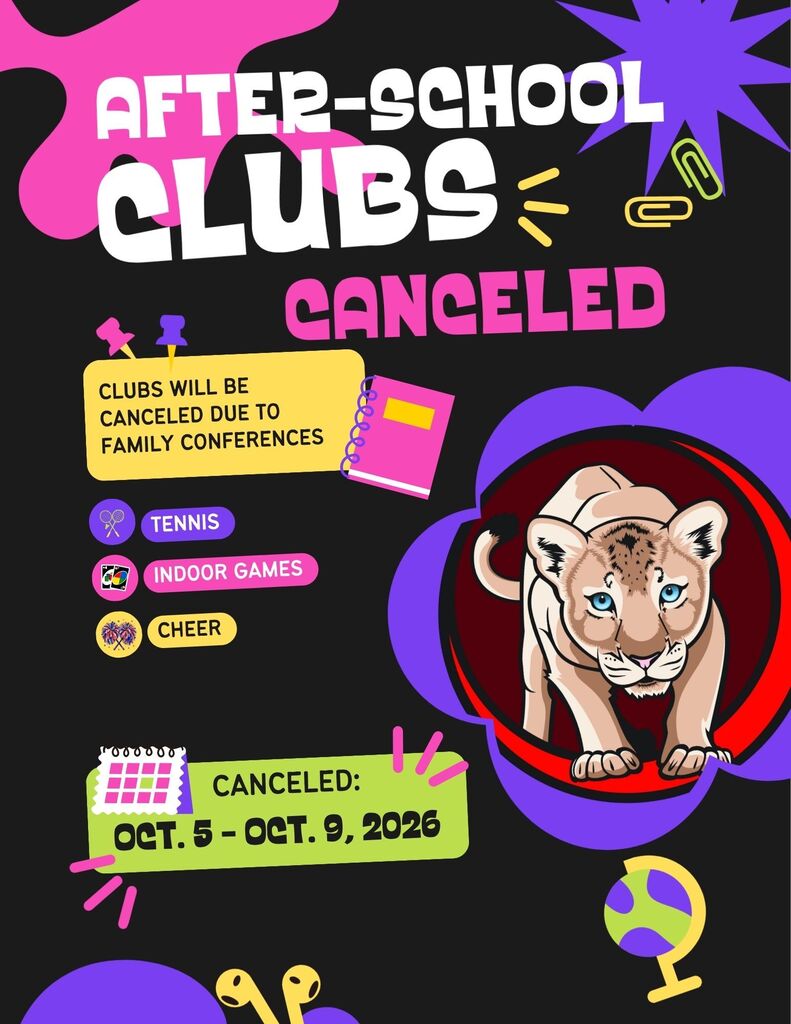 After school clubs canceled