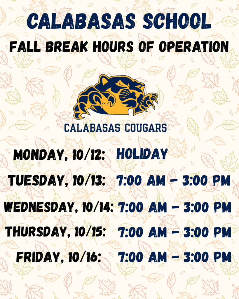 SCV35 FALL BREAK