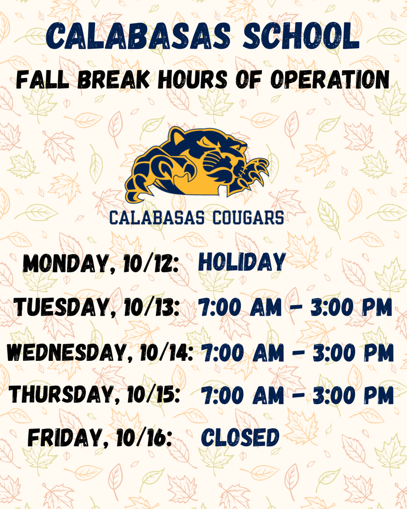 SCV35 FALL BREAK 
