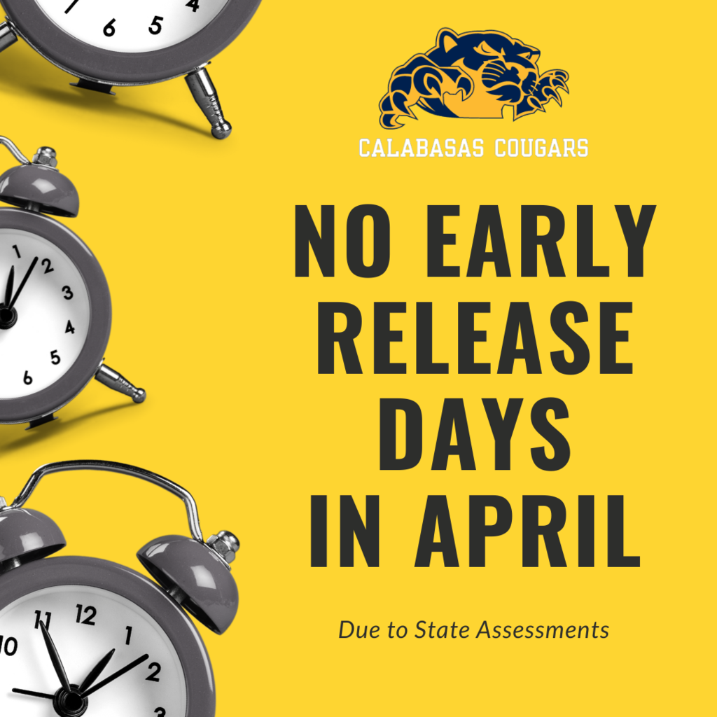No Eearly Release Days in April