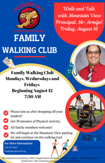 Walk & Talk w/ Mr. Armijo