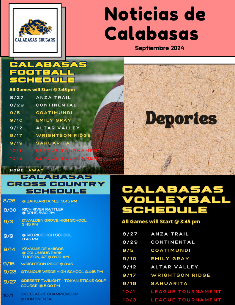September Newsletter 20-25 (Spanish)