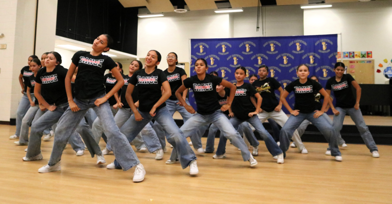 dance team pictured at San Cayetano