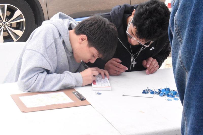 RRHS Wrestling Program at SCC Rabies  Clinic