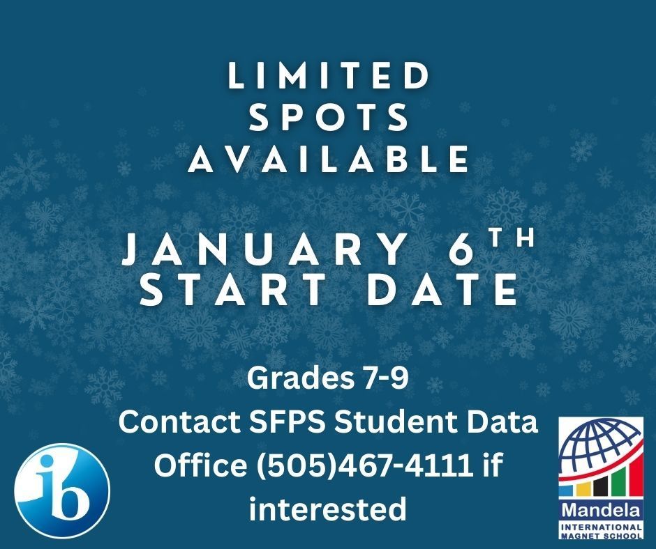 Second Semester Limited Spots Available