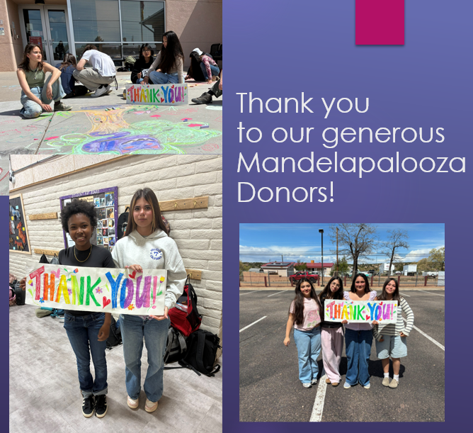 Thank you Mandelapalooza donors
