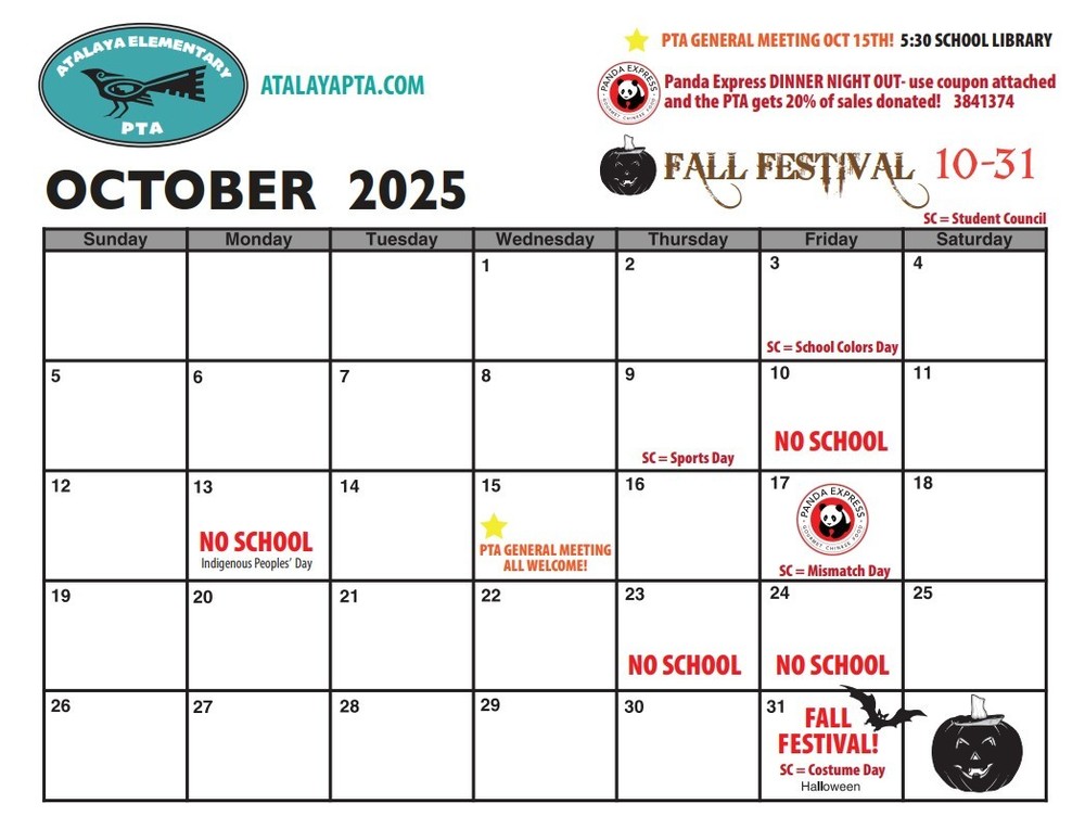 PTA October