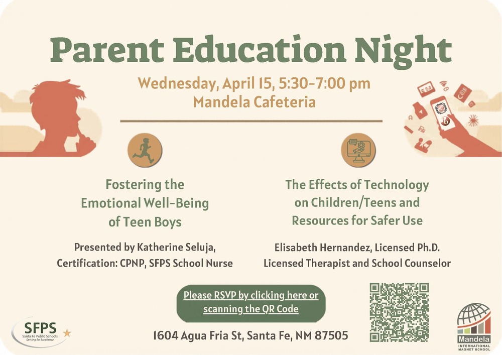 Parent Education Night at Mandela