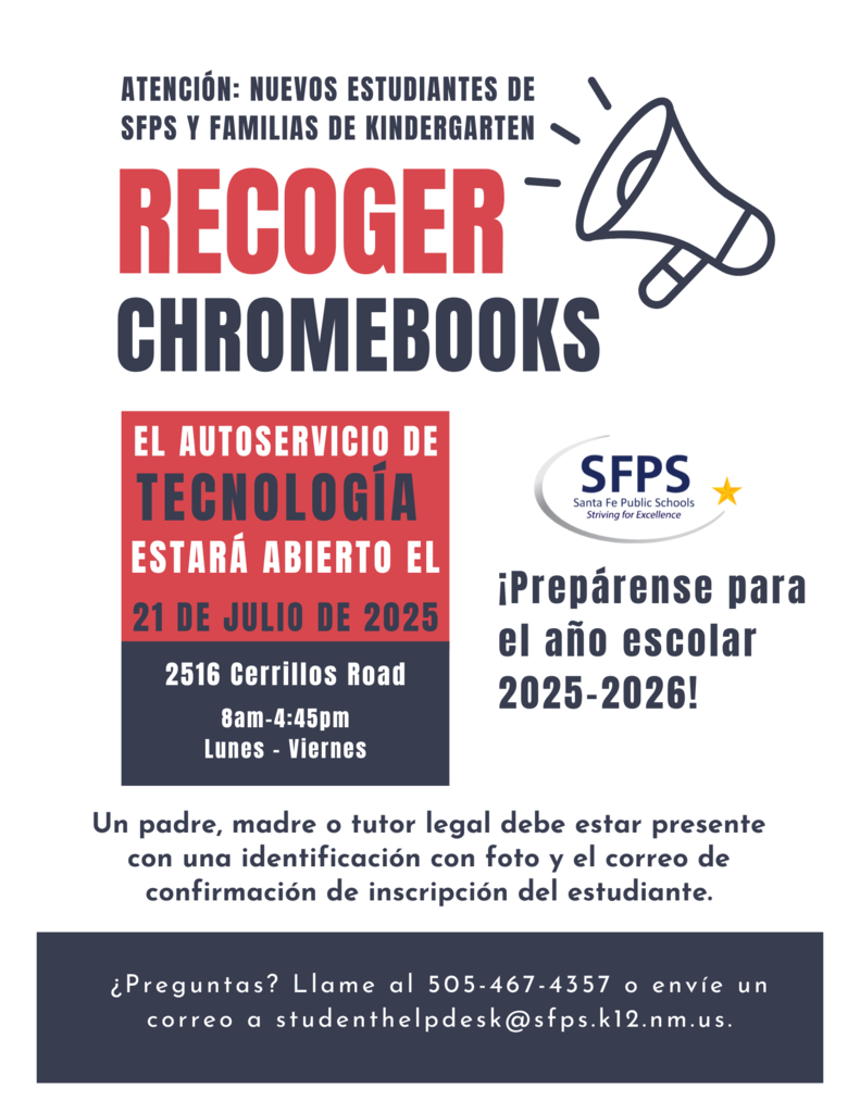 Technology Drive-thru for picking up Chromebooks
