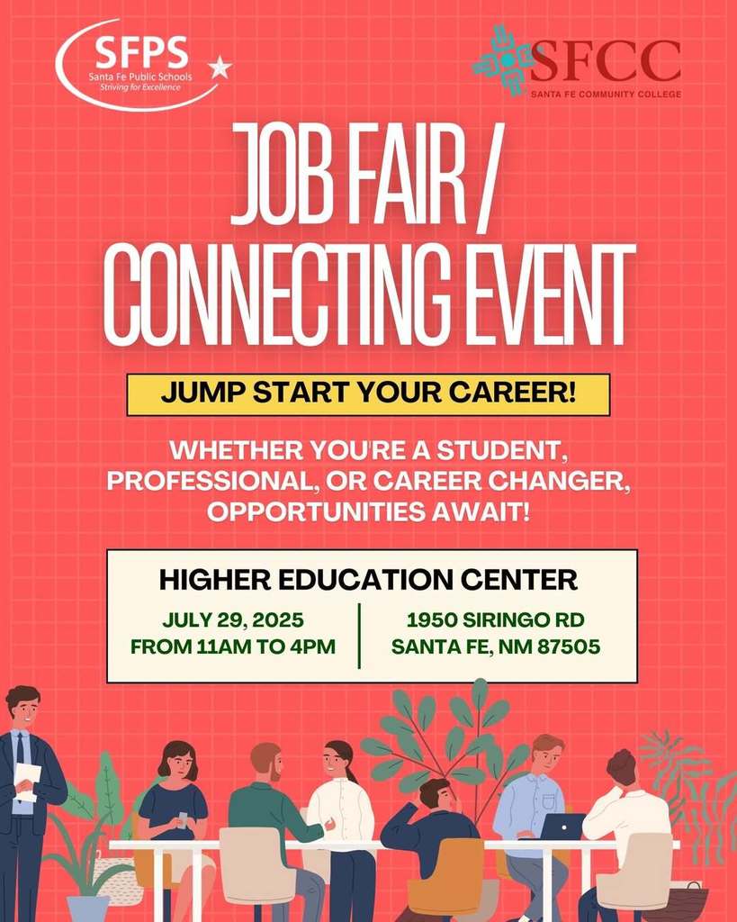 Job Fair/Connecting Event at the Higher Education Center, July 29 from 11am-4pm