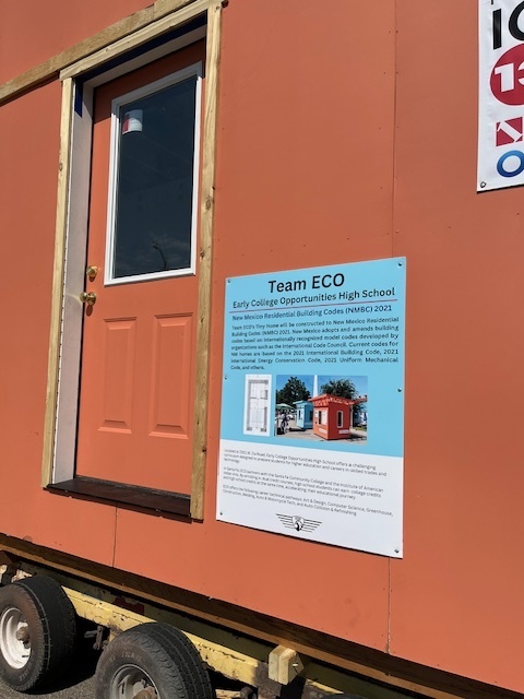 A Tiny Home Built by ECO students for the Northern NM IceBox Challenge
