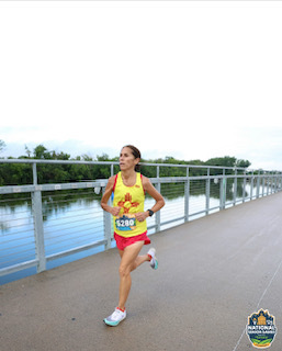 Mrs. Vigil running 