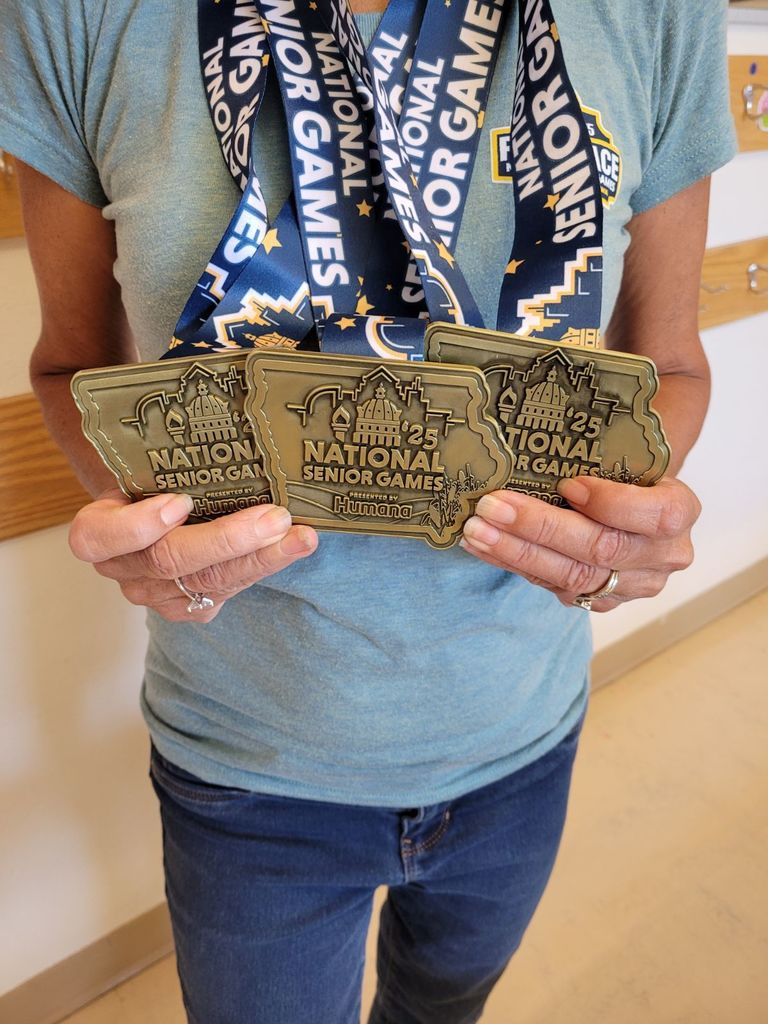 3 gold medals
