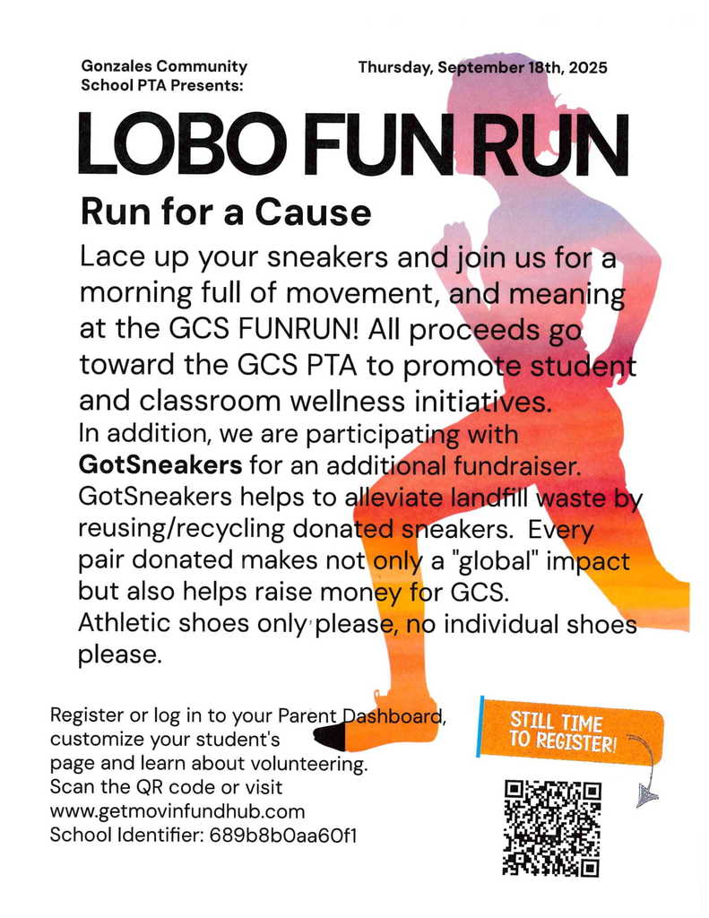 Lobo Fun Run Announcement 