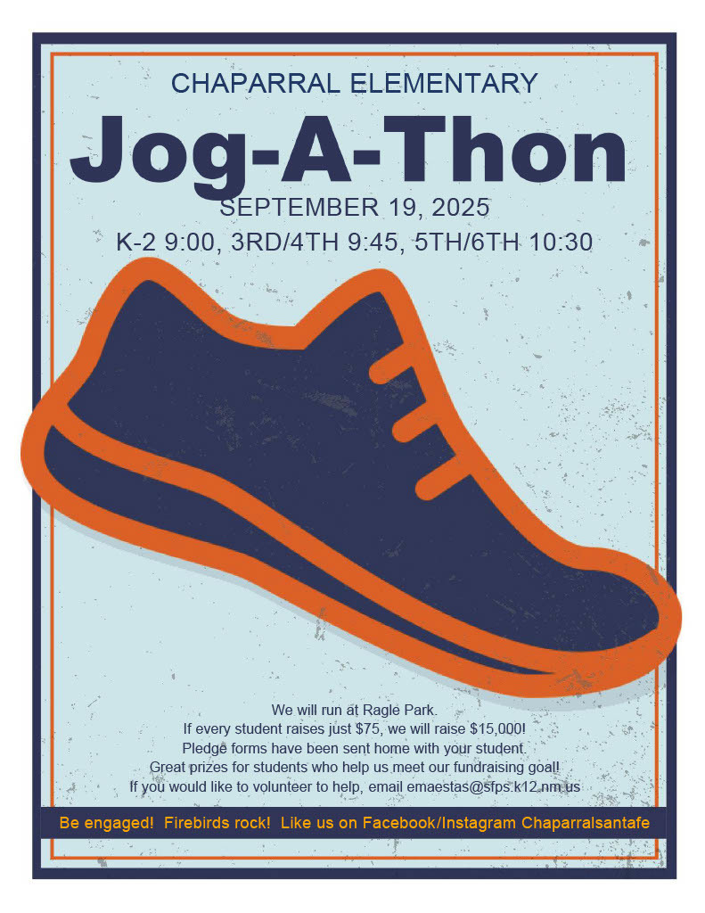 Jog-a-thon info!