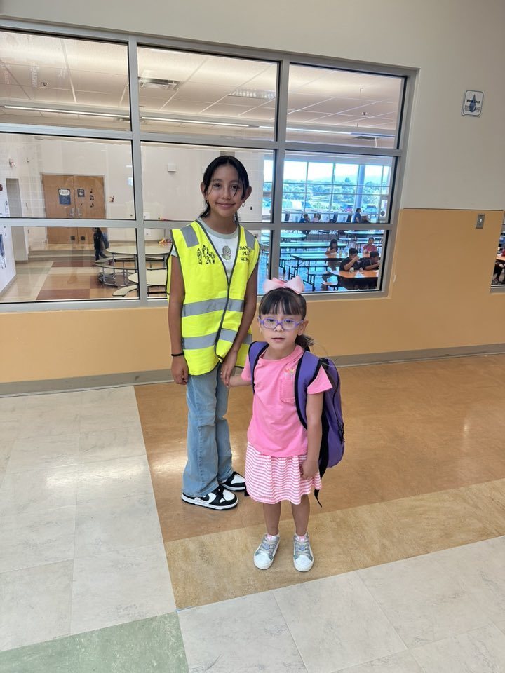 6th grader and kinder