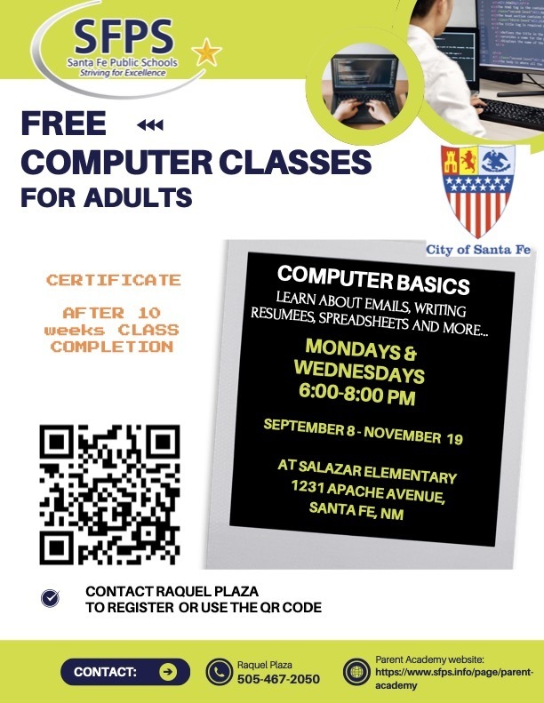 computer classes for adults