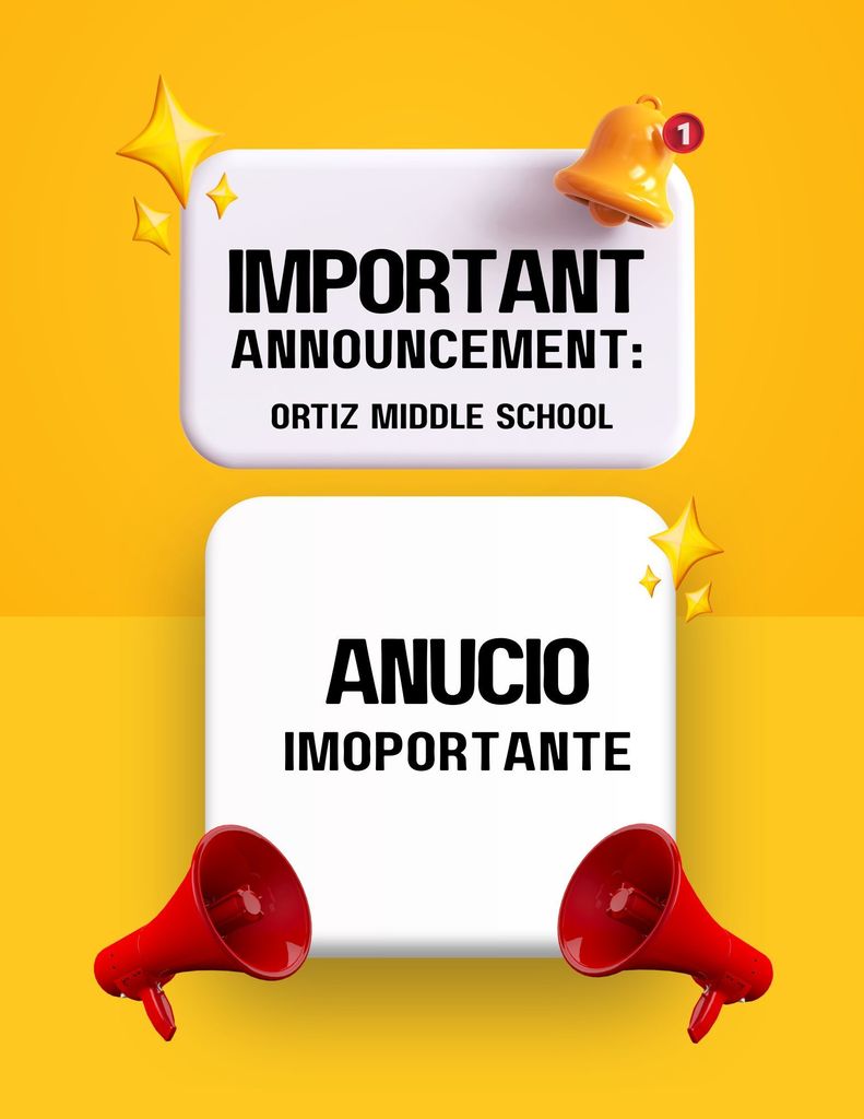 Announcement/ Anucio
