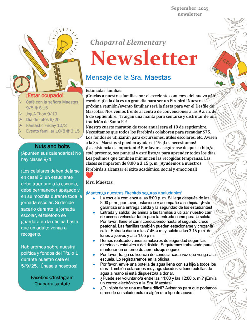 CHES newslatter
