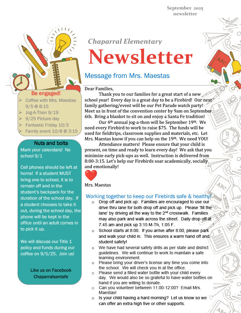 CHES newsletter