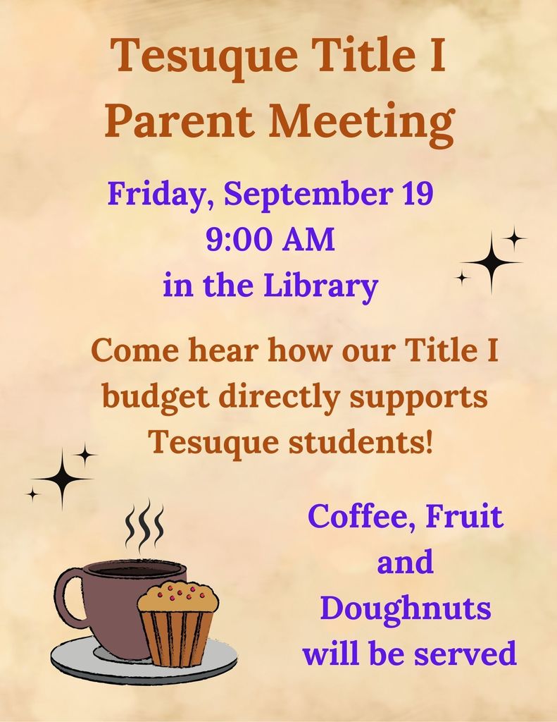 Tesuque Title I Parent Meeting