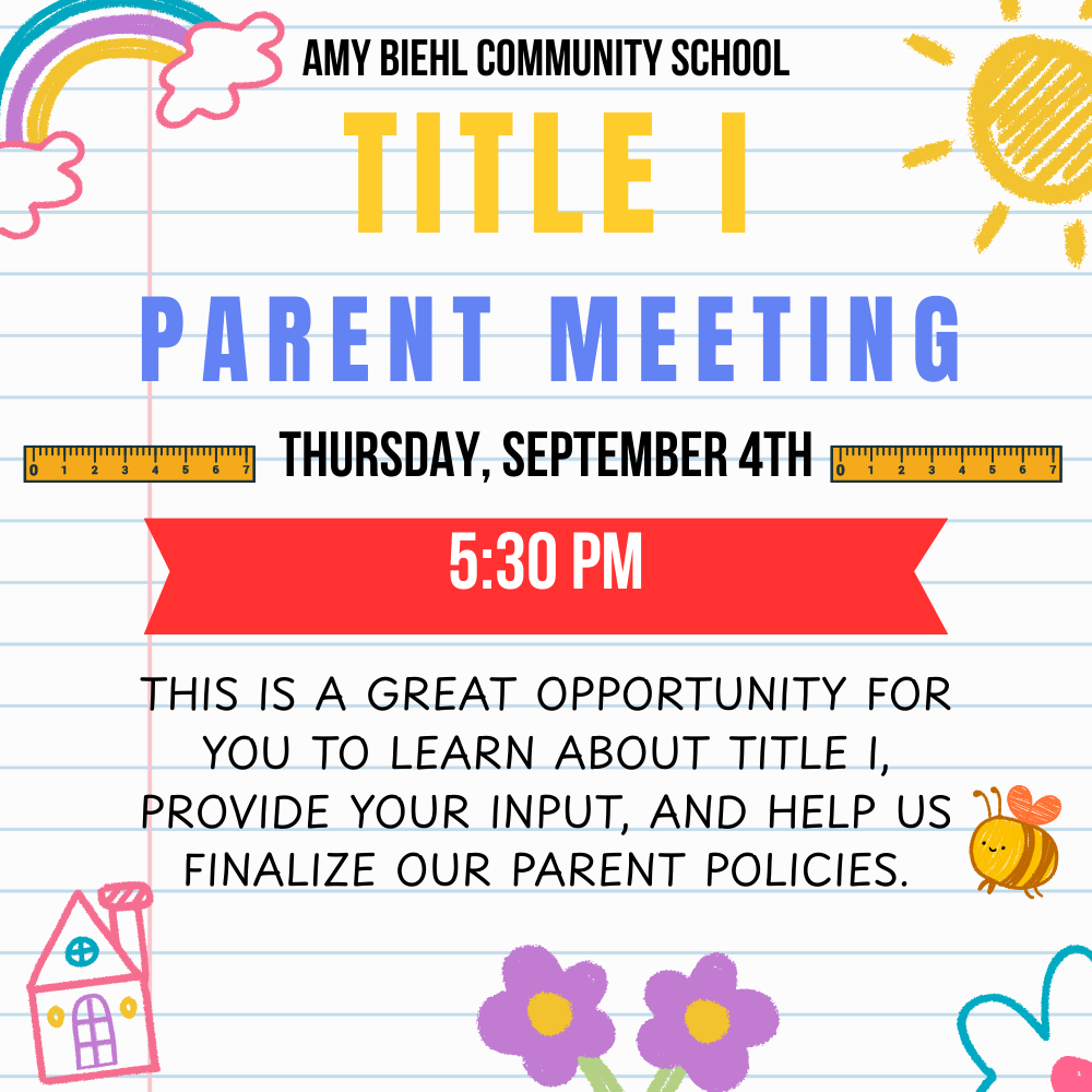 Title I parent meeting