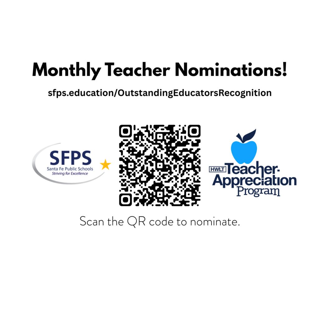 Monthly Teacher Nominations