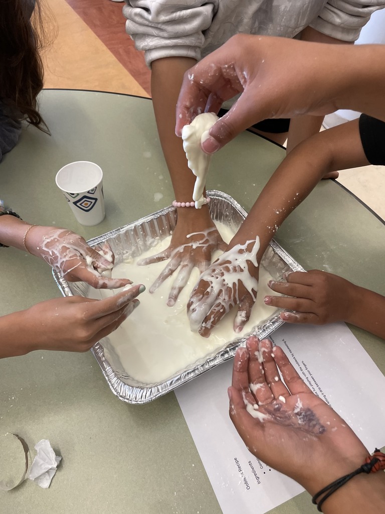 STUDENTS MAKING SLIME