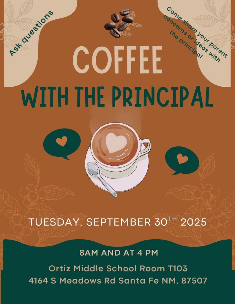 Coffee with the Principal / Cafe con la directora