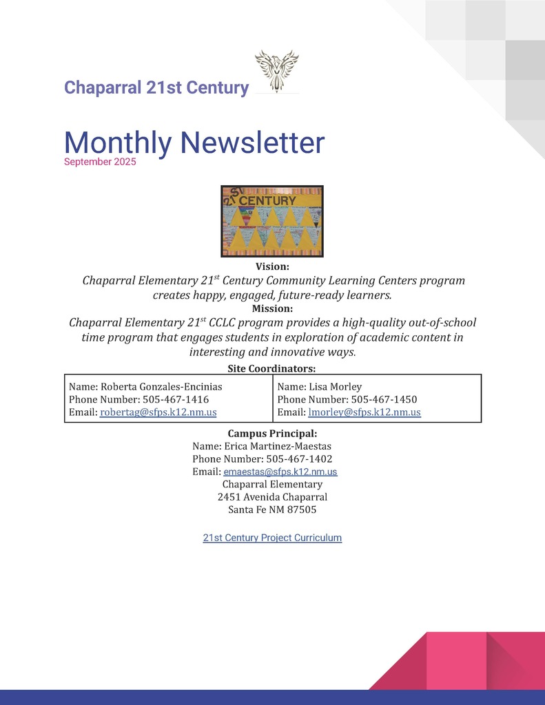21st newsletter