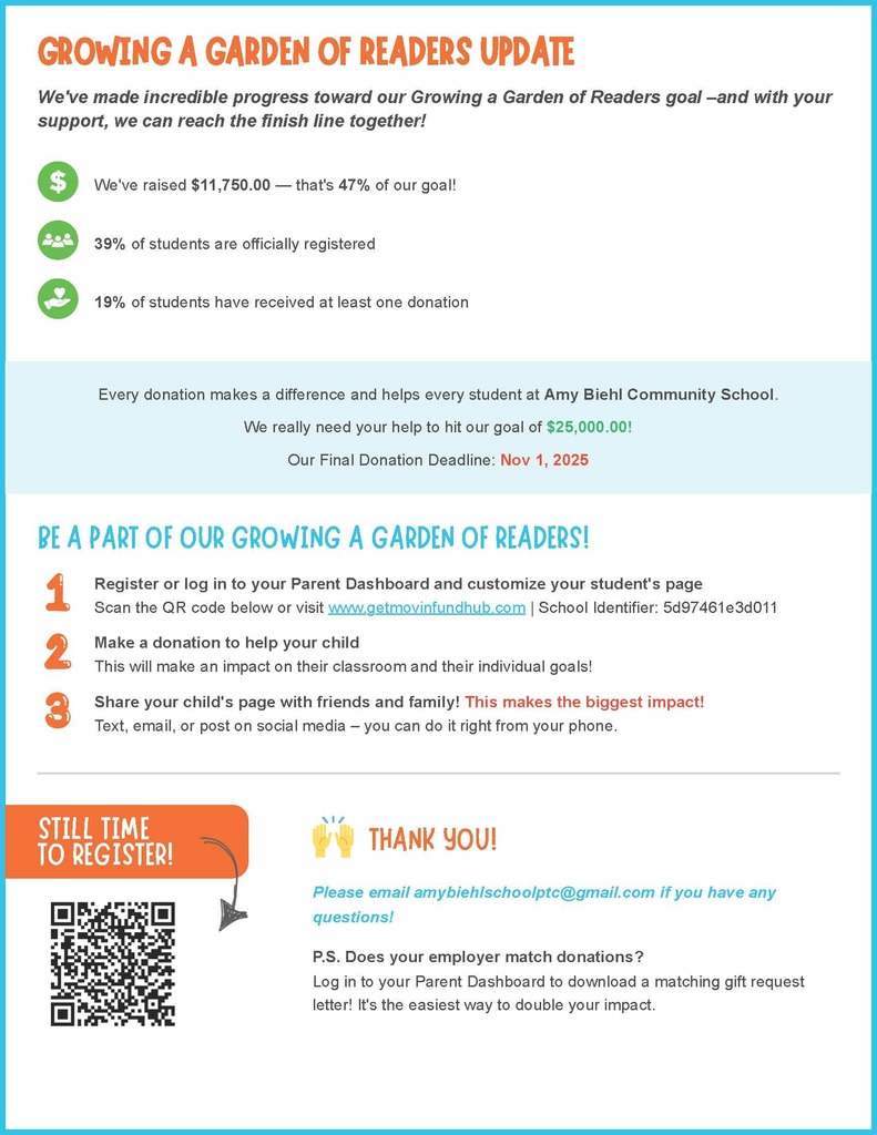 funraiser update flyer