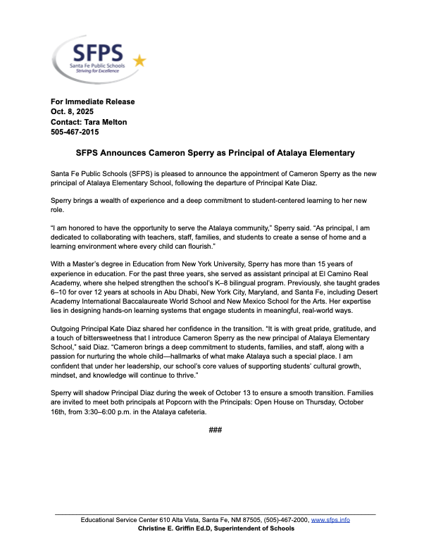 press release