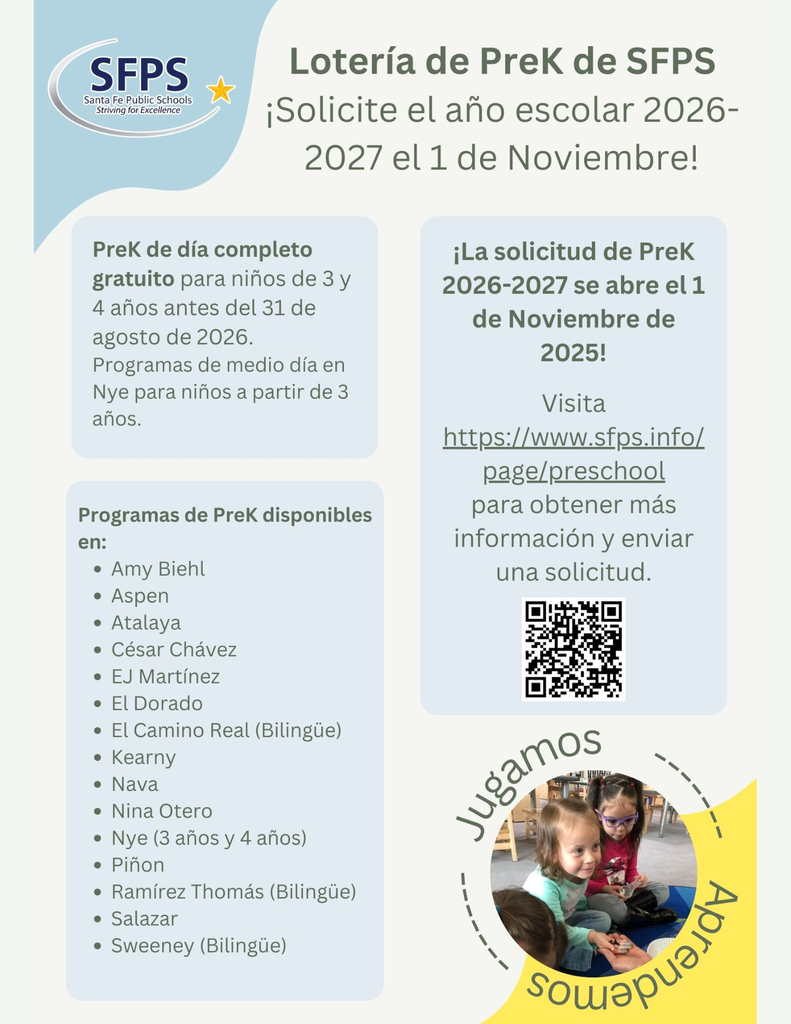 Pre-K Lottery 26-27 SP