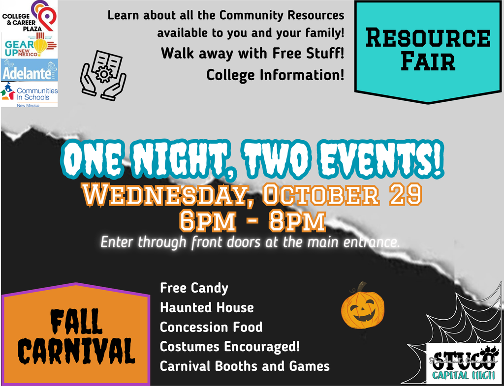 Fall carnival flyer
