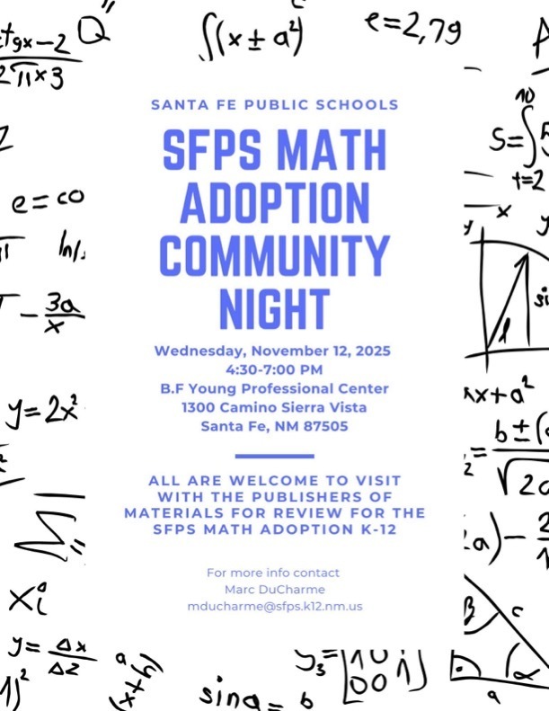sfps math adoption community night