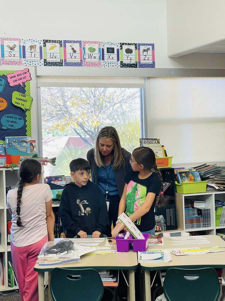 Dr Christine E Griffin with students 