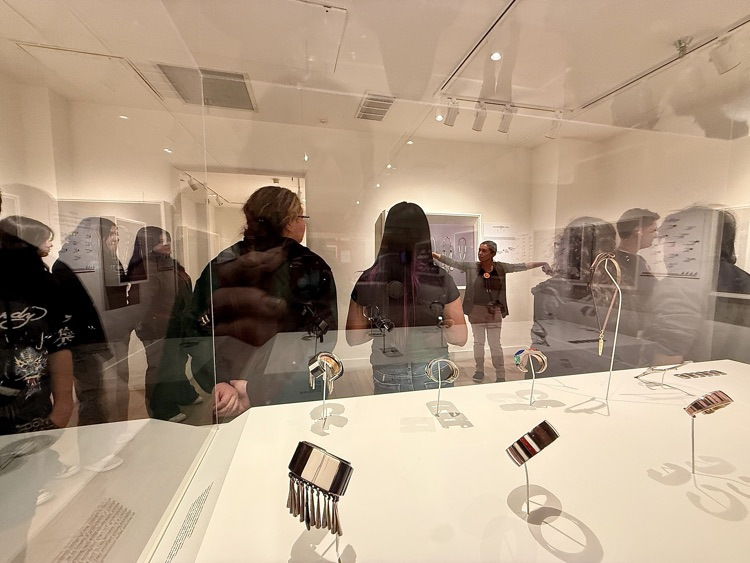 We saw incredible jewelry and learned about the symbols they held 