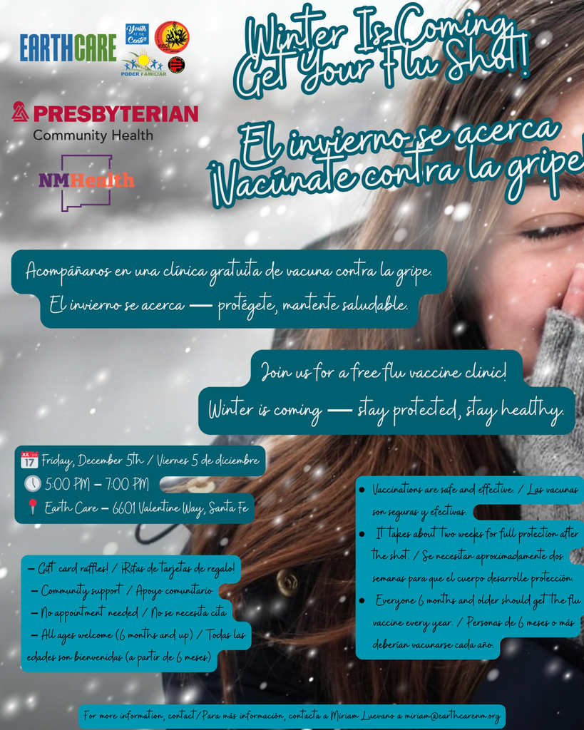 Winter is coming get your flu shots!