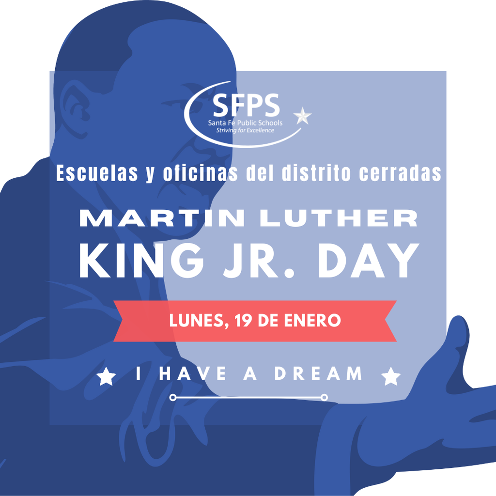 Escuelas y oficinas del distrito cerradas, lunes 19 de enero