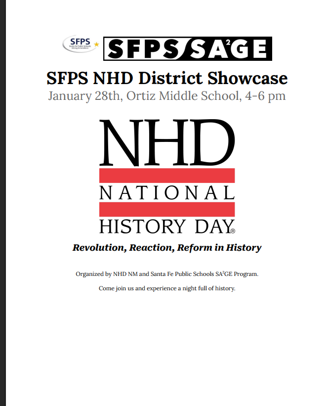 Join us at our NHD family night/ Acompanos en nuestra noche familia NHD