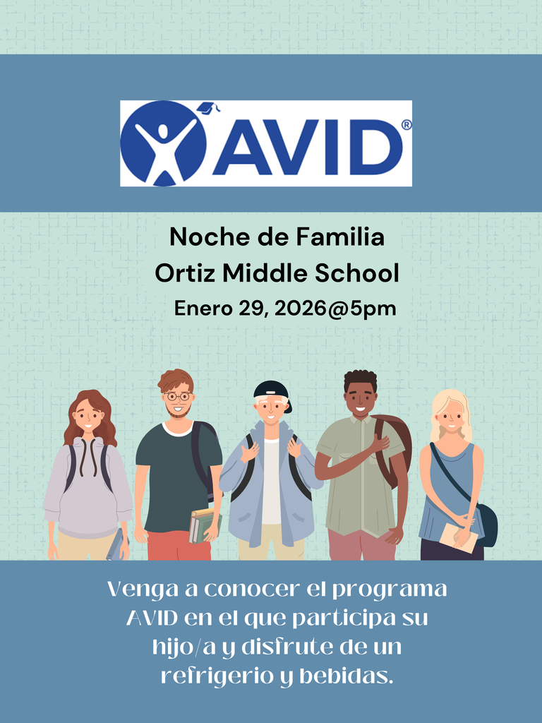 AVID NOCHE DE FAMILIA EN LA ESCUELA  Ortiz 